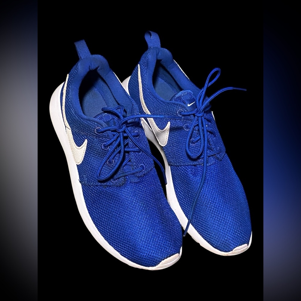 Nike Blue Sneakers Nike Roshe G Golf Shoes Racer Blue White  Youth Size 6.5